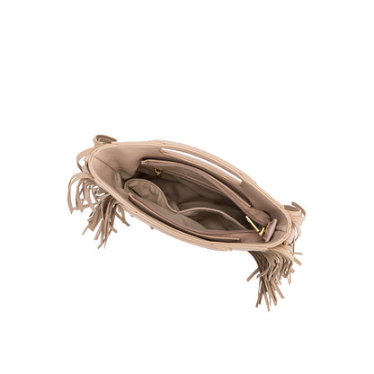 Jamie Nude Recycled Vegan Crossbody Bag