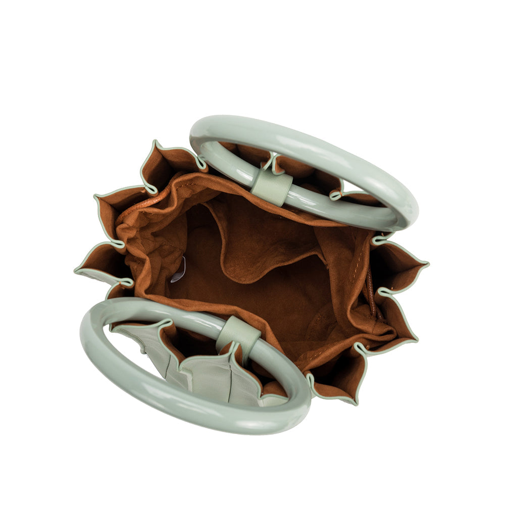 Lily Mint Recycled Vegan Top Handle Bag