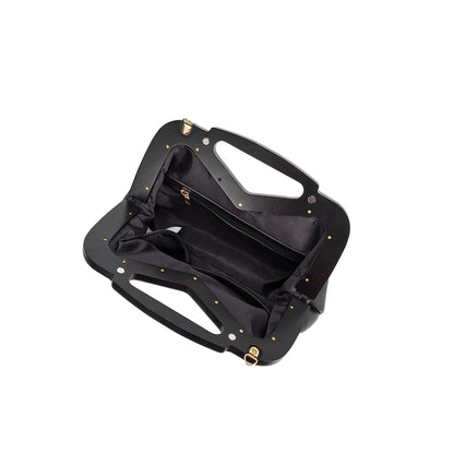 Angie Black Small Crossbody Bag