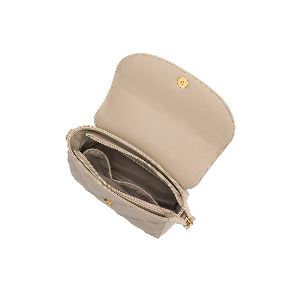 Ruby Taupe Recycled Vegan Top Handle Bag