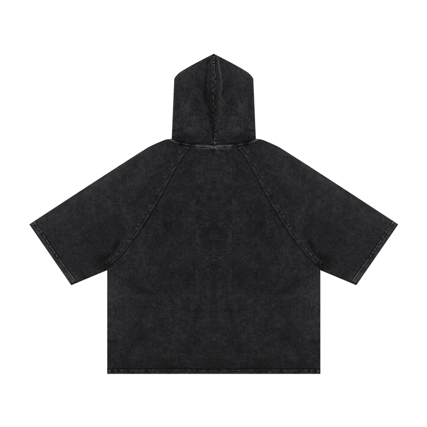 ESSNTIAL ELEMNTS Unisex 240G Snow Washed Hooded Tee