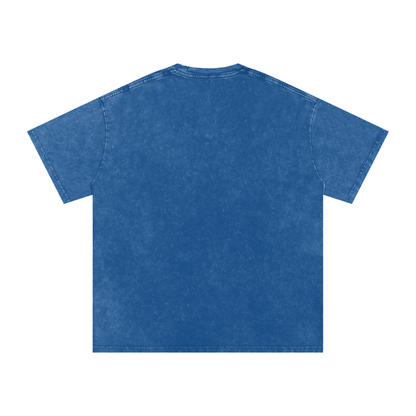 ESSNTIAL ELEMNTS Unisex 250G Acid Wash Oversize Tee