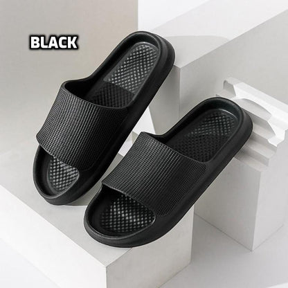 Unisex Minimalist Textured Cloud Slippers - 4 Colors