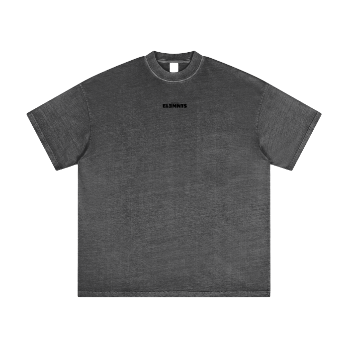ESSNTIAL ELEMNTS Unisex Classic Snow Wash Tee