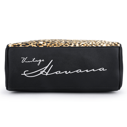 ANGELICA BAG - BLACK LEOPARD