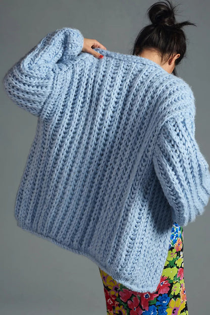 Chunky Oversized Knit Cardigan