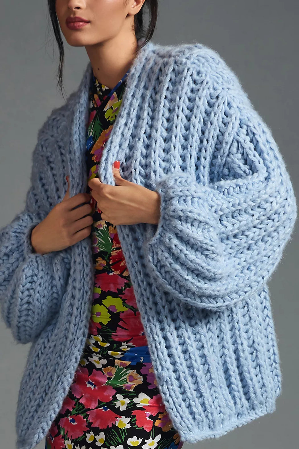 Chunky Oversized Knit Cardigan