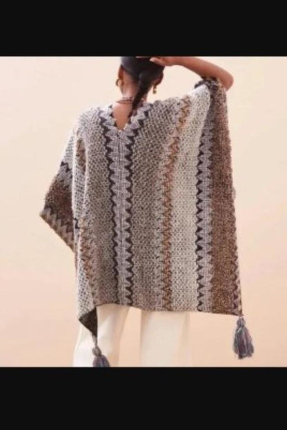 Fringed Knit Kimono