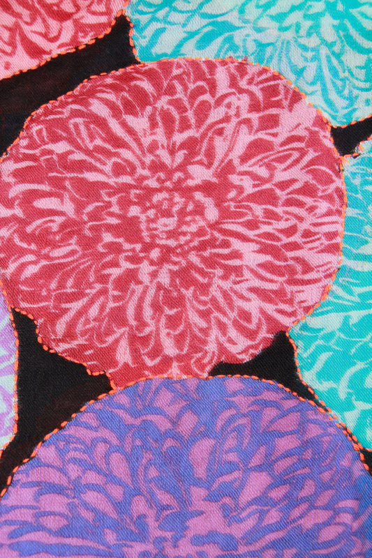 Morado Floral Infinity Scarf