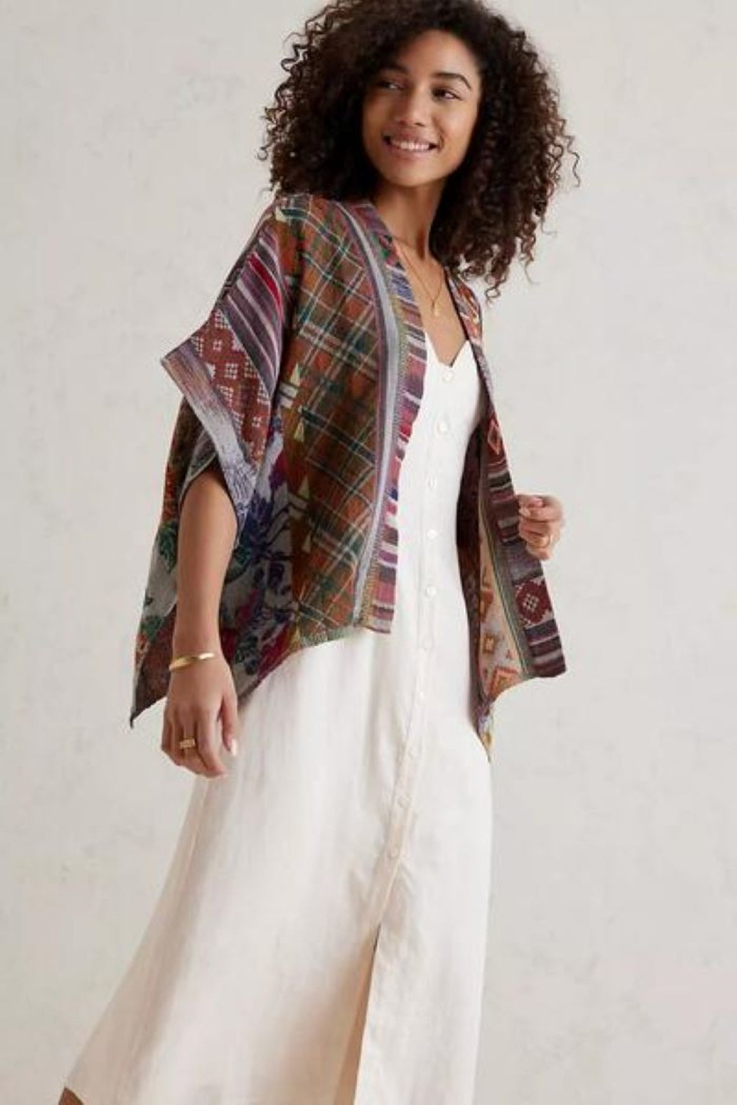 Multi-Layered Jacquard Short Jacket
