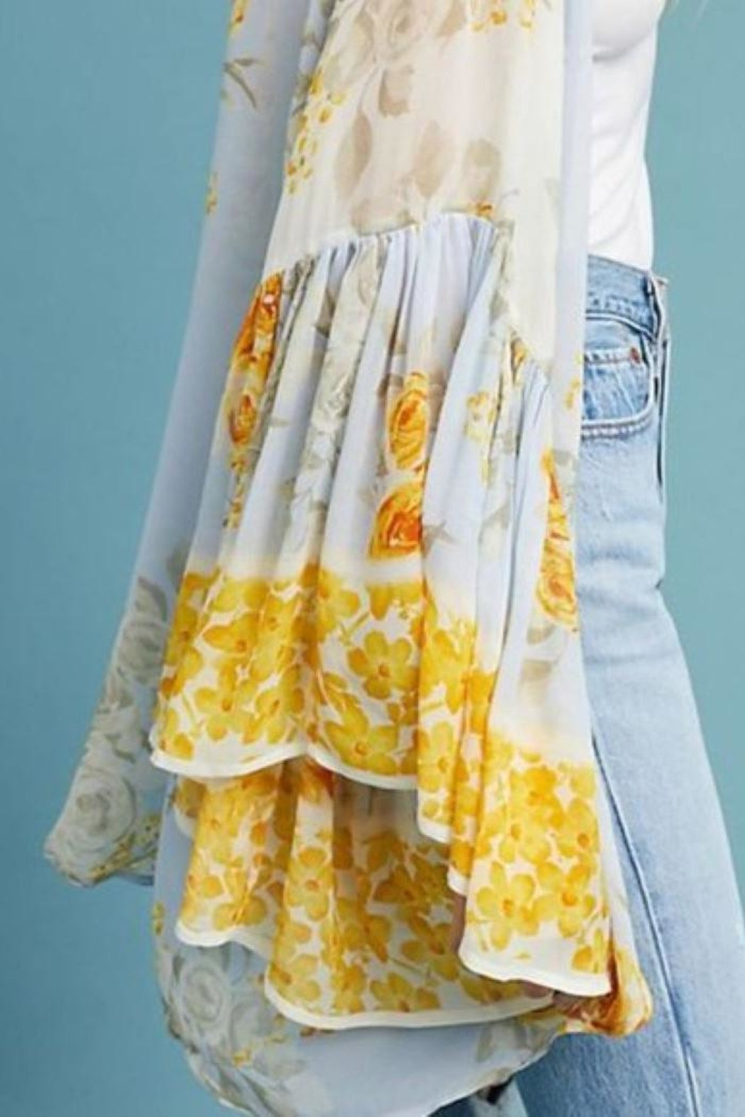 Mystical Ruffle Sleeve Kimono