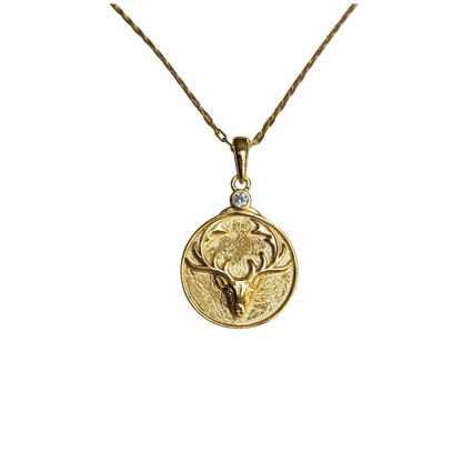 Zodiac Virgo Antler Necklace