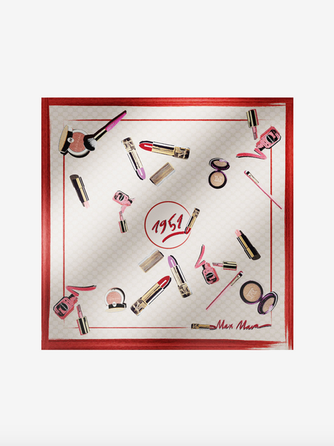 Max Mara Carre90 Square Silk Scarf