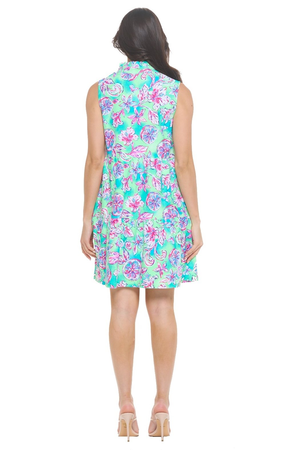 Lime Tiered Dress