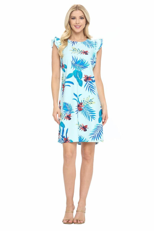 Mint Cutout Shift Dress