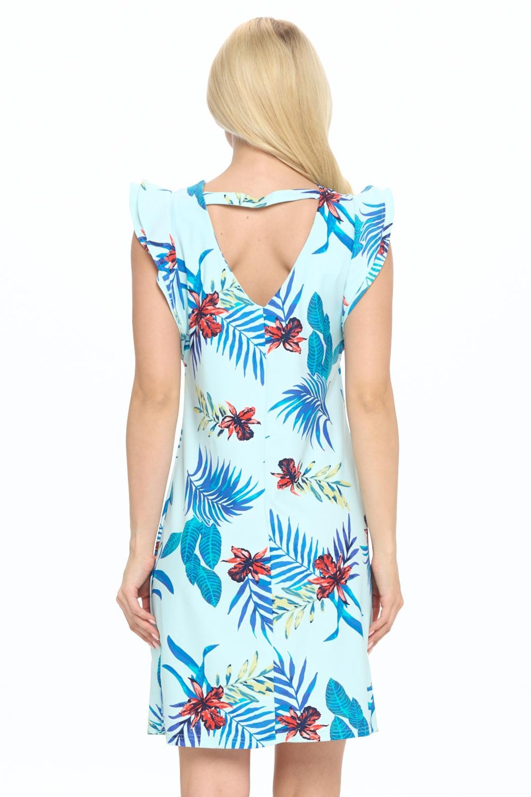Mint Cutout Shift Dress