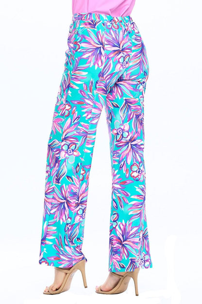 Mint Floral Palazzo
