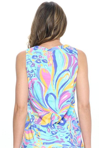 Mint Sleeveless Top
