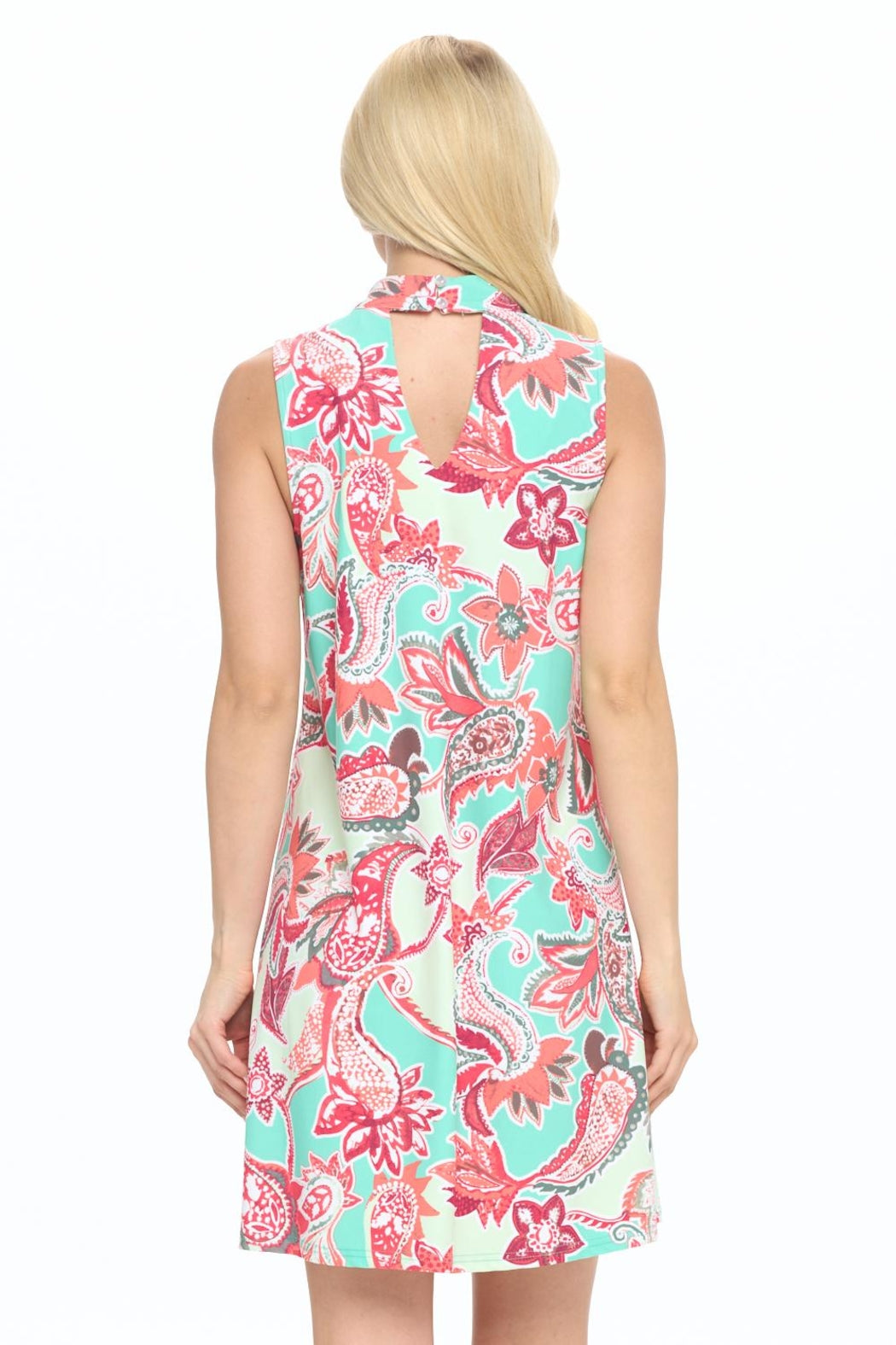 Paisley Choker Dress