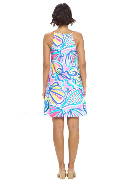 Pink Chain Strap Dress