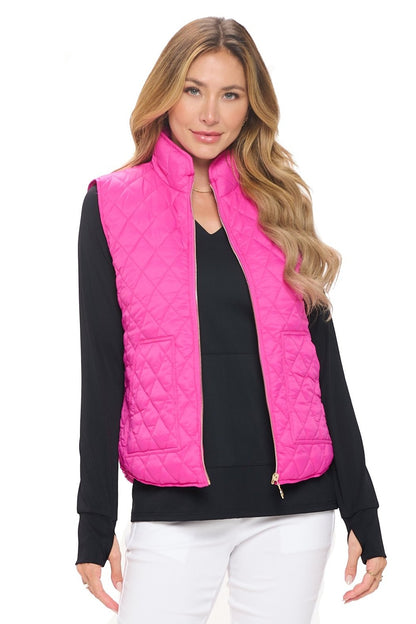 Pink Puffer Vest