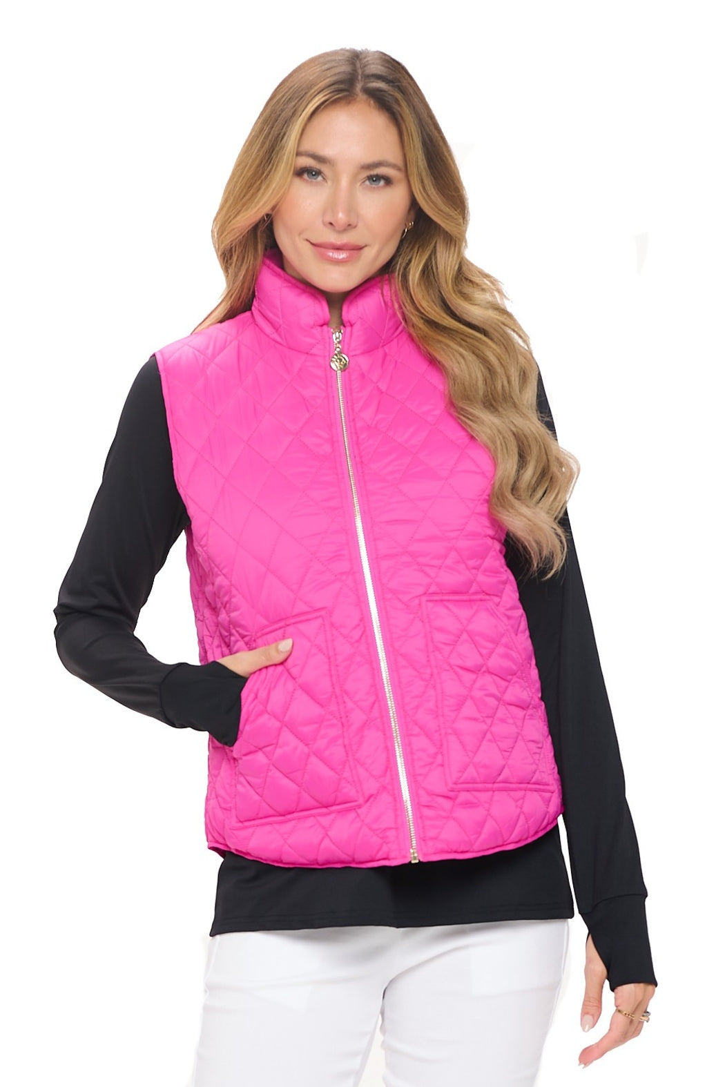 Pink Puffer Vest
