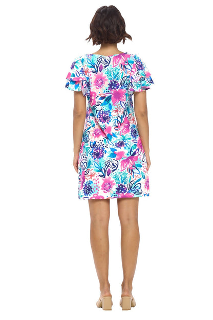 White Floral Dress