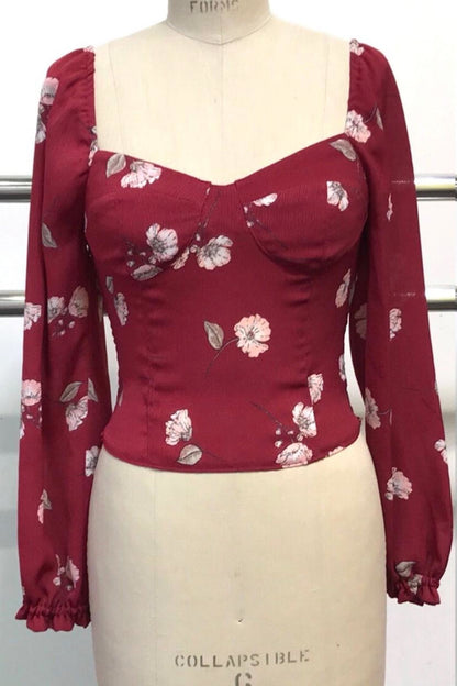 Floral Crop Top