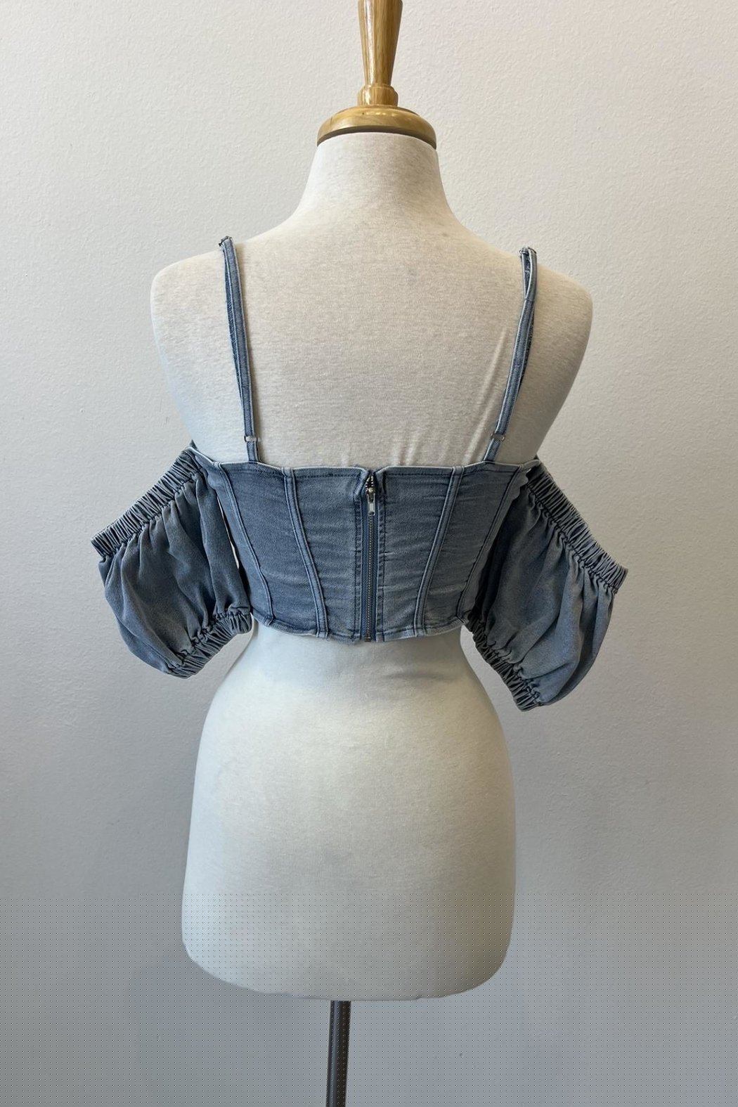 Denim Crop Top