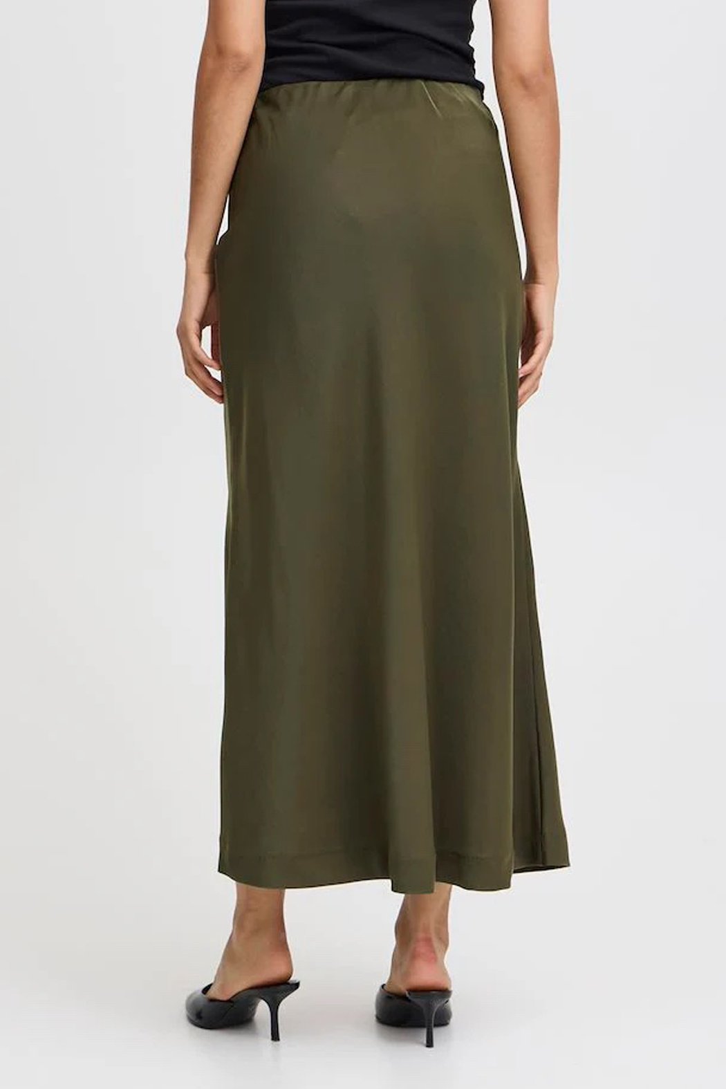 Dolora Satin Maxi Skirt