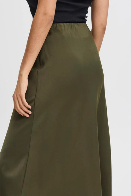 Dolora Satin Maxi Skirt