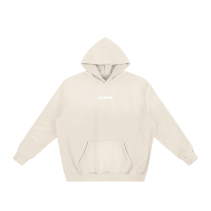 ESSNTIAL ELEMNTS Unisex 375G Faded Wash Fleece Hoodie