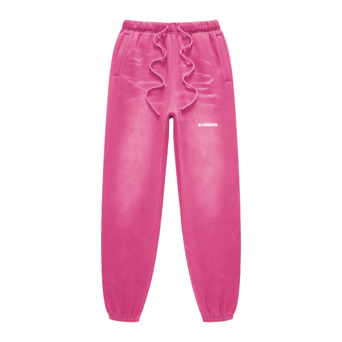 ESSNTIAL ELEMNTS Unisex 375G Faded Wash Fleece Joggers