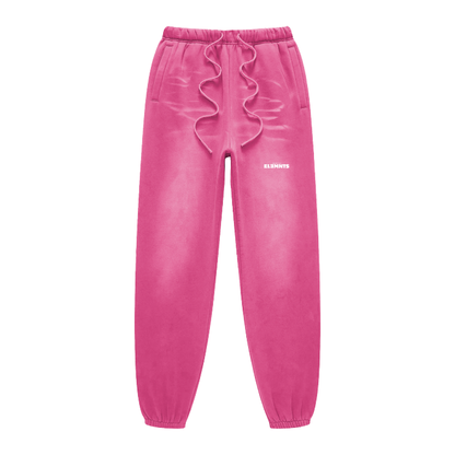 ESSNTIAL ELEMNTS Unisex 375G Faded Wash Fleece Joggers