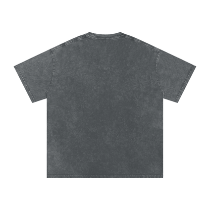 ESSNTIAL ELEMNTS Unisex 250G Acid Wash Oversize Tee