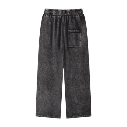 EE x LETTA Unisex 360G Acid Wash Straight Leg Pants