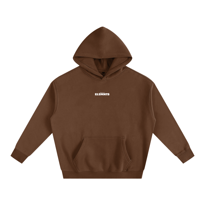 ESSNTIAL ELEMNTS Unisex 350G OS Solid Color Fleeced Hoodie