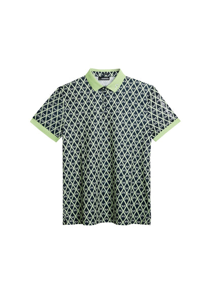 J. Lindeberg Tour Tech Reg Fit Print Polo