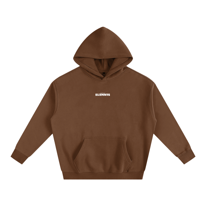 ESSNTIAL ELEMNTS Unisex 350G OS Solid Color Fleeced Hoodie