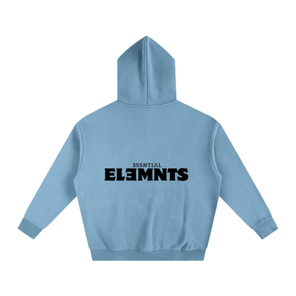 ESSNTIAL ELEMNTS Unisex 350G OS Solid Color Fleeced Hoodie