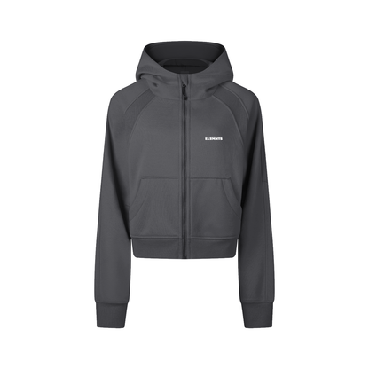 ESSNTIAL ELEMNTS Women's 320G Crop Street Hoodie