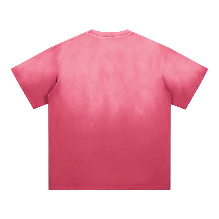 ESSNTIAL ELEMNTS Unisex Classic Wash Fade Gradient Tee