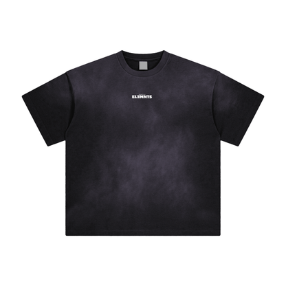 ESSNTIAL ELEMNTS Unisex Fade Wash Drop Shoulder Tee
