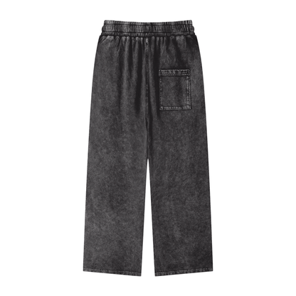 ESSNTIAL ELEMNTS Unisex 360G Acid Wash Wide Pants