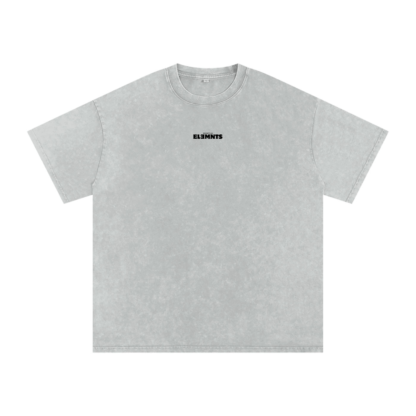 ESSNTIAL ELEMNTS Unisex 250G Acid Wash Oversize Tee