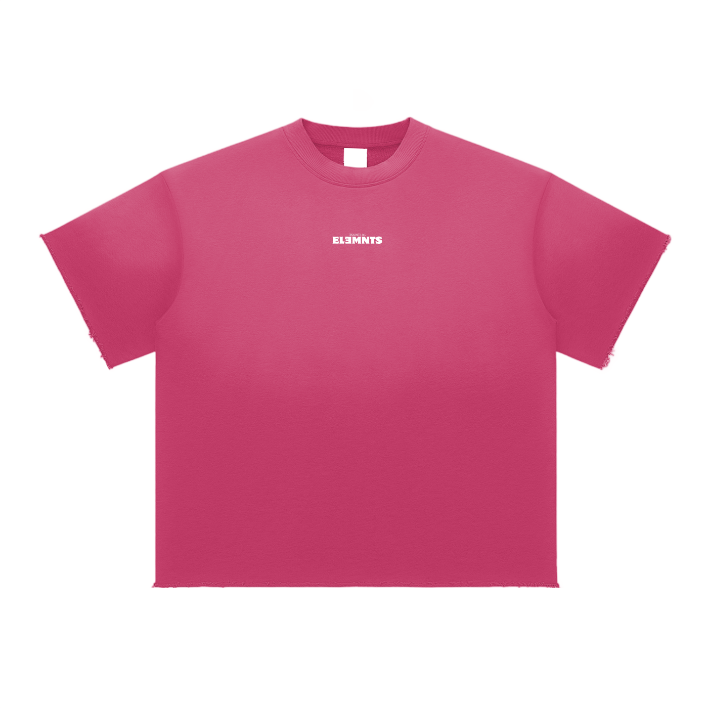 ESSNTIAL ELEMNTS Unisex 350G Sun Fade Raw Edge Tee