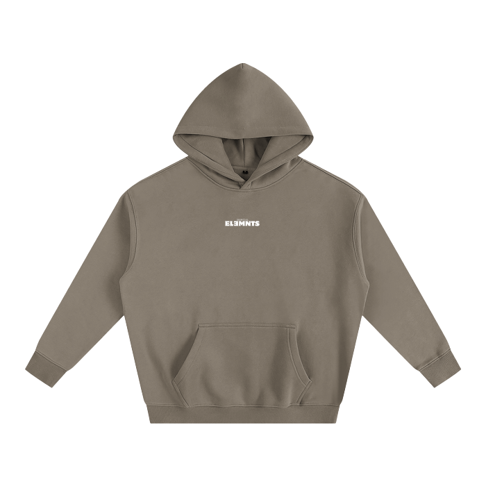ESSNTIAL ELEMNTS Unisex 350G OS Solid Color Fleeced Hoodie
