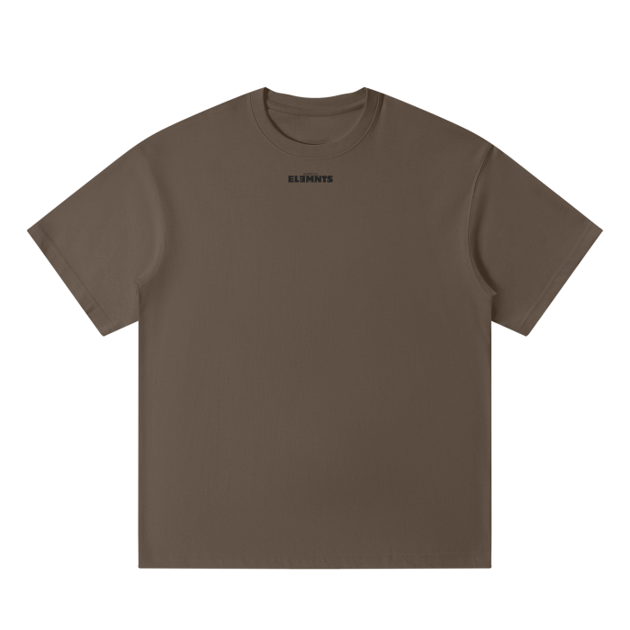 ESSNTIAL ELEMNTS Drop Shoulder Heavyweight Tee