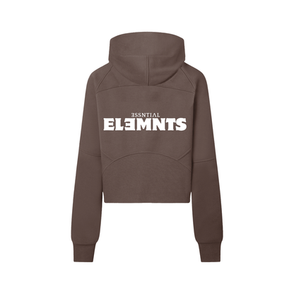 ESSNTIAL ELEMNTS Women's 320G Crop Street Hoodie