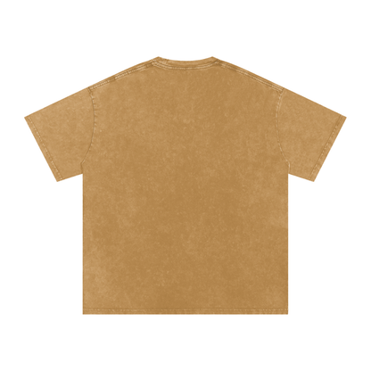 ESSNTIAL ELEMNTS Unisex 250G Acid Wash Oversize Tee